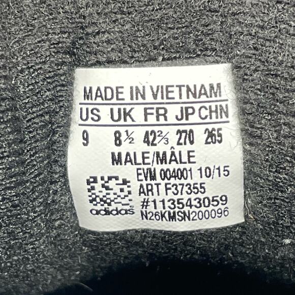 Adidas Busenitz Pro Mid Black White Mens Size 9 F37355 - Picture 9 of 10